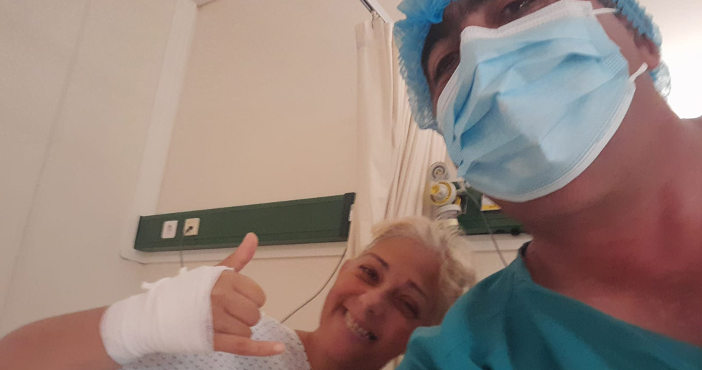 Bombeira é exemplo de gana e otimismo